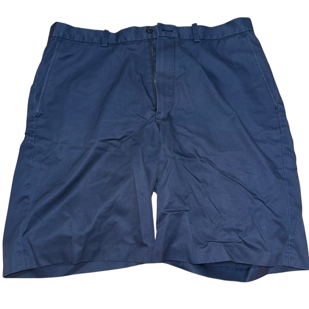 John W. Nordstrom Deep Blue Flat Front Shorts